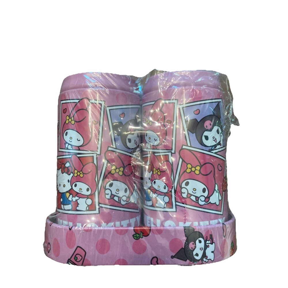NEW Sanrio HELLO KITTY MY MELODY Salt & Pepper Set With Holder
